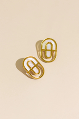 Devin No. 1 Ohrstecker Perlmutt