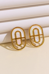 Devin No. 1 Ohrstecker Perlmutt