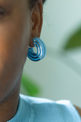 Isla Midi Ohrstecker Blue