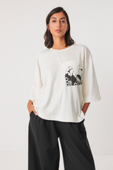 T-Shirt Hendaia Gots White