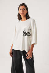 T-Shirt Hendaia Gots White