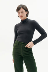 Top Longsleeve Trash Ellen Black