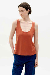 Tank Top Hemp Clay Red