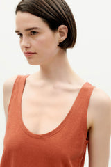 Tank Top Hemp Clay Red