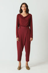 Hose Ezama Trouser Burgundy