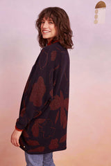 Strickjacke Circee Goldi Schwarz mit Glitzer Strick