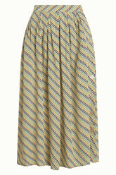Rock Arianne Pleat Skirt Wylie Marzipan
