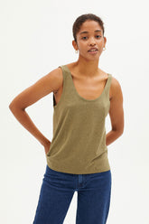 Tank Top Hemp Kaki