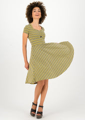 BLUTSGESCHWISTER Heart On Fire Robe Tiki Gold