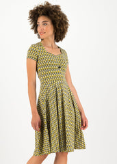 BLUTSGESCHWISTER Heart On Fire Robe Tiki Gold