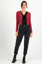 Maxi-Hose High Waist Mom Pearls At Night