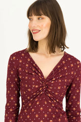 Langarm-Shirt Hot Knot Lacy Flower Power Millefleurs