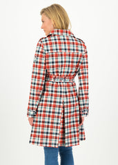 Spy Of Love Trenchcoat April Check von Blutsgeschwister