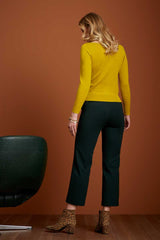 Longsleeve Audrey Top Organic Cottonclub Spring Gelb