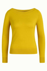 Longsleeve Audrey Top Organic Cottonclub Spring Gelb