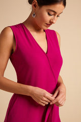 Dora Jumpsuit Woven Crepe sparkling fuchsia von King Louie