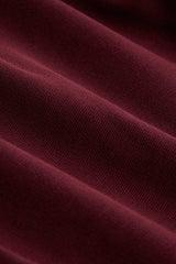 Hose Luz Pintuck Pants Milano Uni Bordeaux Rot