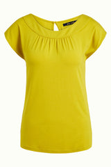 Shirley Top Ecovero Light Spring Yellow