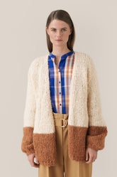 Sal Knit Cardigan Hazelnut