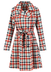 Spy Of Love Trenchcoat April Check von Blutsgeschwister