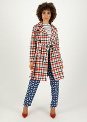 Spy Of Love Trenchcoat April Check von Blutsgeschwister