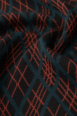 Cross Tulip Dress Argyle Black von King Louie