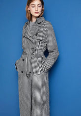 Dunjaa Trenchcoat Vichy von Armed Angels