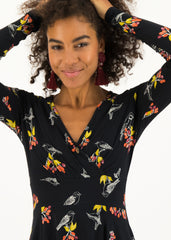 Autumn Saloon Robe Berrie Birds von Blutsgeschwister