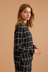 Langarmshirt mit Stehkragen von Lanius