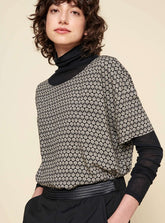 Blouse Noir Ecru von Acoté