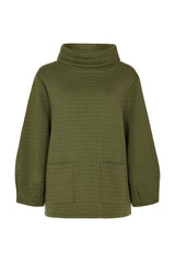 Jane Quilted Top Khaki von People Tree
