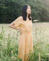 Marissa Organic Cotton Dress Honey von Beaumont Organic