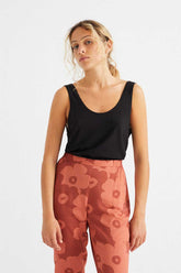 Schwarzes Tank Top Hemp von Thinking Mu Bild 1