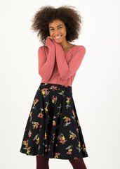 Wooden Heart Circlar Skirt Berrie Birds von Blutsgeschwister
