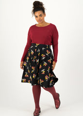 Wooden Heart Circlar Skirt Berrie Birds von Blutsgeschwister