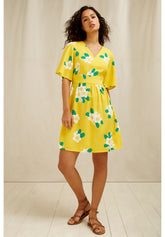 Marina Plumeria V-Neck Dress