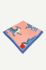 Foulard Cute Tigers Raspberry Pink