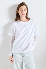 T-shirt Fizvalley Blanc