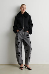 Hose Lawrissa Denim Barrel Denim Grey