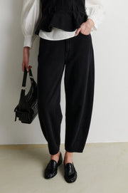 Hose Loana Denim Barrel Black