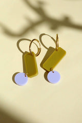 Ohrschmuck Tipsy Avocado Lilac