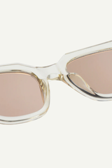 Sonnenbrille Kaws Ecru Transparent