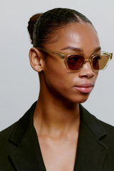 Sonnenbrille Kaws Ecru Transparent