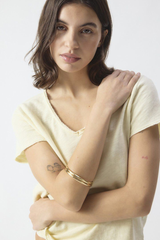 T-Shirt Droit Vanille Vintage