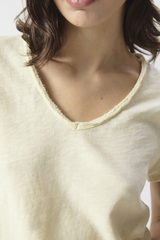T-Shirt Droit Vanille Vintage