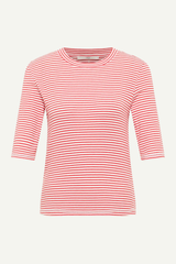 Halbarmshirt Gots Lava Red Creme