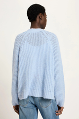 Chunky Strickjacke Sea