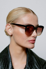 Sonnenbrille Billy Black Brown Transparent