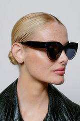 Sonnenbrille Lilly Black Grey Transparent