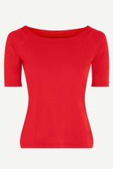 Top Sarah Ecovero light Fiery Red